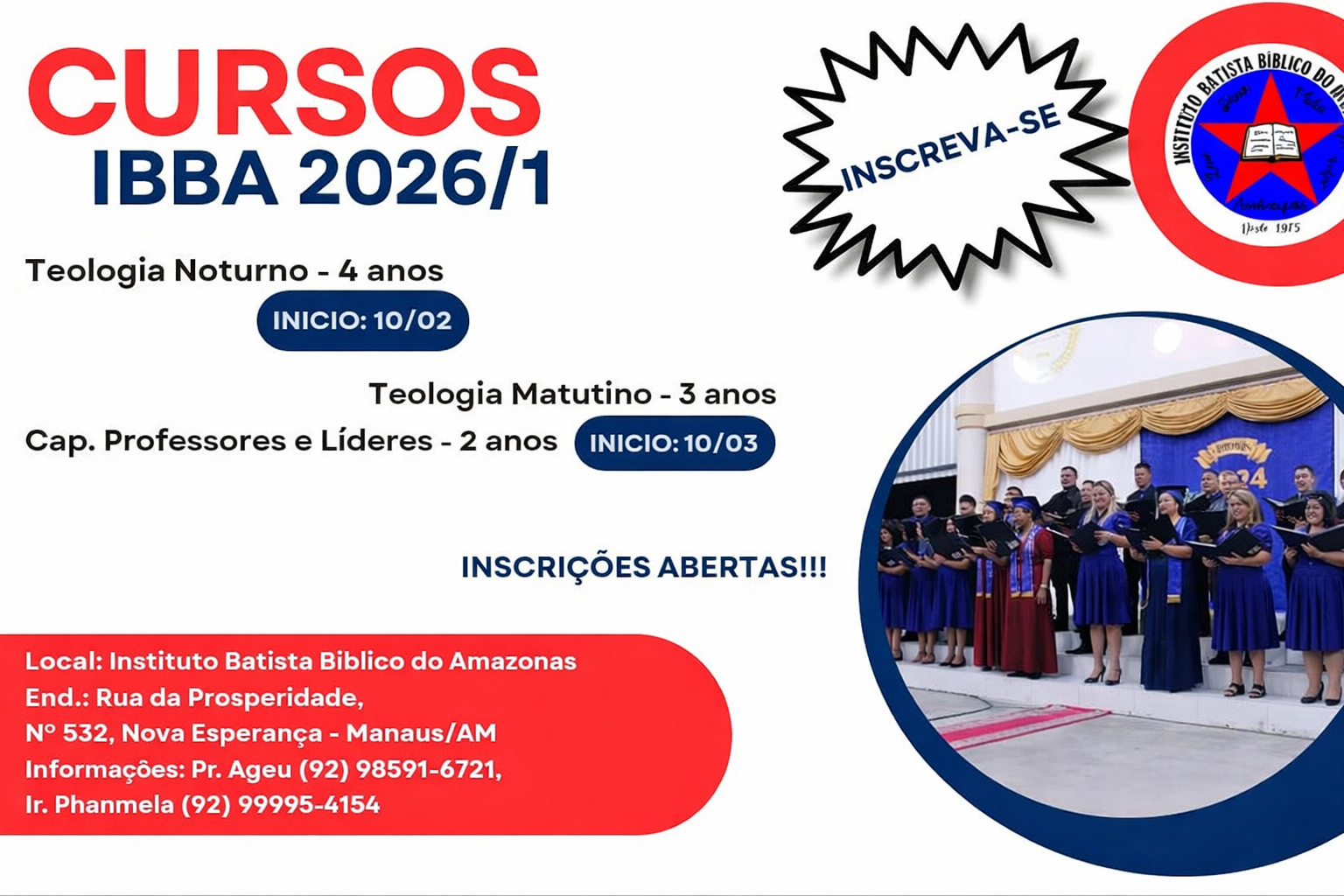 Cursos ministrados